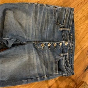 AE Super Hi Rise 5 button Jegging